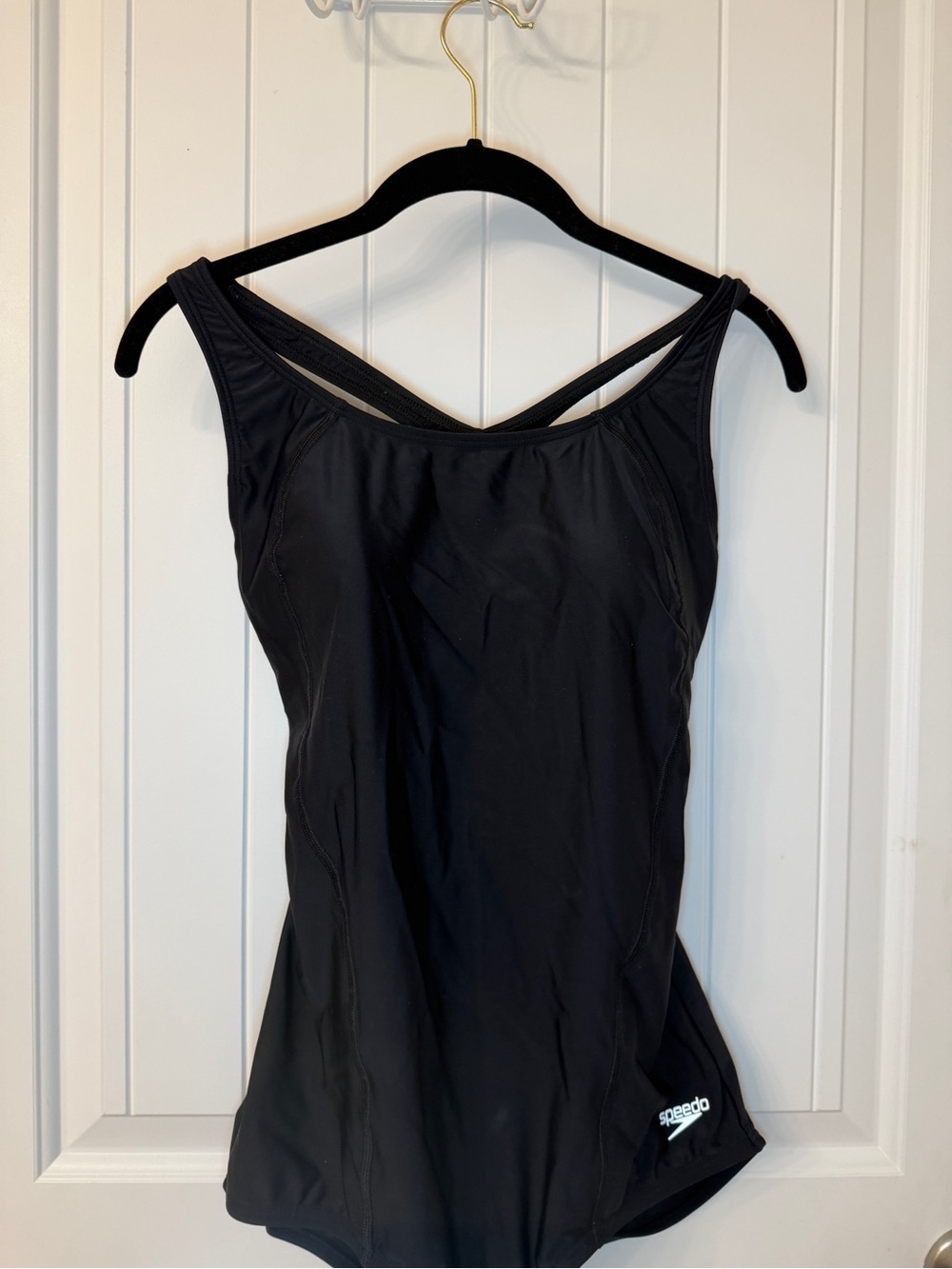 Speedo Black Crossback Women's SwimSuit